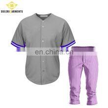 Спортивная одежда команды. Модный бейсбольный униформа. Профессиональный, горячо продаваемый, новый дизайн бейсбольного униформа и цифровая печать thumbnail-4