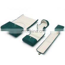 Fadeli Wholesale Elegant Dark Green Jewelry Packing Ring Pendant Necklace Jewelry Box thumbnail-4