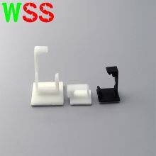 Nylon PA66 Self Adhesive Tie Mount Cable Clips Wire Saddle On Adhesive Base