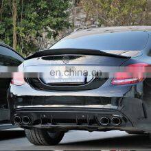 High Guality Car Parts Tail Throat For Mercedes c - Class W205 Modified C43 AMG Style Diffuser Tail Throat 2019-up thumbnail-4
