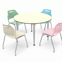 By-x2004 Four-person Student Desks thumbnail-1