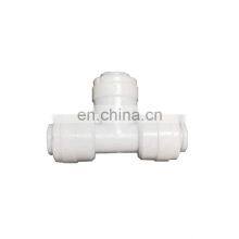 Plastic Fittings RO System Tee Joint Quick pe Pipe Fitting Quick Fitting for RO Water Filter thumbnail-4