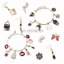 31Pcs Mixed Cute Animals Plants Flowers Enamel Charms DIY Earrings Bracelet Pendant Necklace Accessories For Jewelry Making thumbnail-3