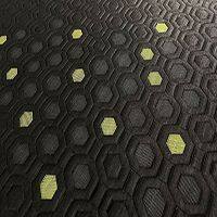 44% Grey High Ice 56% Polyester Honeycomb Printed Mattress Fabric