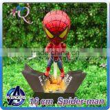 MINI QUTE 16 cm kawaii marvel action figures avenger super hero spiderman brinquedos boys toys in color box NO.MQ 057