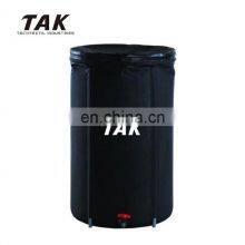 55 Gallon Collapsible Plastic Pvc Tarpaulin Foldable Rain Water Tank Barrel With a Lid thumbnail-5
