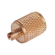 Brass access valve cap with tool, brass valve part, brass fitting