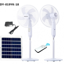 Solar Powered Floor Mounted Electric Fan （Wechat:13510231336） thumbnail-1