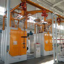 High Productivity Industrial Shot Blaster Double Hanger Shot Blasting Machine For Investment Casting Cleaning thumbnail-5
