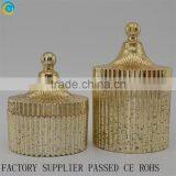 Buy Decorative Glass Filled Candle Jar Crystal Candy Jar Storage Jars