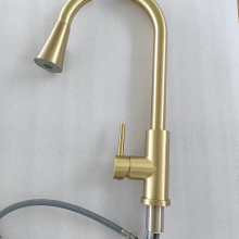 Stainless Steel Single Handle Kitchen Faucet thumbnail-4