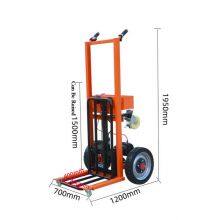 Electric Tiger Cart Lifting Folding Storage Hand Lift Manual Pallet Stacker Trolley thumbnail-4