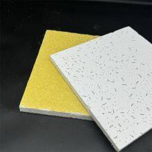 Mineral Fiber Ceiling Panel for Office Spaces With Light Reflected Surface thumbnail-1