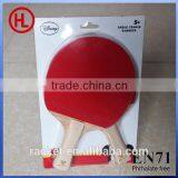 promotional poplar wooden ping pong table tennis racket set wholesale