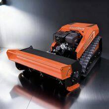Industrial Grade Automatic Gasoline Electric Hybrid Flail Mower With Track-Mounted Blades for Lawn Grass Disposal-Vigorun Tech thumbnail-2