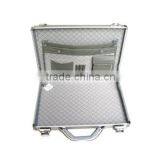 Sliver Brushed Aluminum Hard Briefcase thumbnail-2