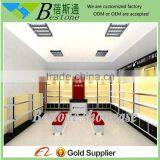 Hotsale Wooden Shoe Wall Display Cabinet Rack Fittings and Fixtures Design for Retail Interior Store