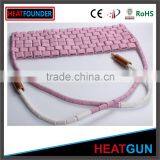 CUSTOMIZED HIGH QUALITY INDUSTRIAL FLEXIBLE CERAMIC HEATER PAD thumbnail-1