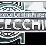 Common Design Special Shape Company Logo Fashion Metal Tag Label thumbnail-1