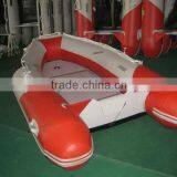 Hypalon/PVC CE Plywood Floor 380 Foldable Inflatable Boats Assist Boat thumbnail-1