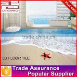 New Beach 3d Design Ceramic Floor Bathroom Tile thumbnail-1