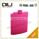 7oz Stainless Steel Pocket Coating Mini Wine Pot Liquor Bottle for Woman