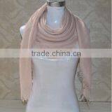 New Design Ladies Fashion Tassel Cotton Glitter Muslim Hijab Square Scarf Quality Choice thumbnail-3