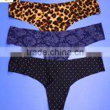One Piece Ladies Sexy Seamless Laser Cut Thong 2015 thumbnail-1