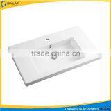 Bathroom Ceramic Counter Sink/Cabinet Basin/Countertop Washbasin/Rectangle Washbasin thumbnail-1