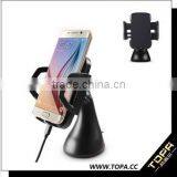 360 Degrees Rotating 3-coil Qi Wireless Car Charger, Portable Car Battary Charger thumbnail-1