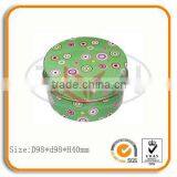 Round Candy Metal Tin Box