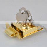 Brass Plated Mailbox Lock thumbnail-1
