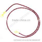 Ruby Gemstone Necklace,beaded Necklace Jewelry,natural Ruby Faceted Gemstone Necklace Jewellery Wholesale thumbnail-2