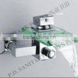 Glass Waterfall Bath Faucet