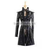 Y-366 Fashion Punk Rave New Women Long Coat Model thumbnail-4