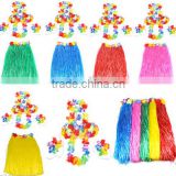 Fancy dress accessories ladies women hawaii straw skirt set for canival party festival beach with fashion style BWG-2104