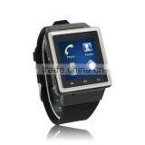 3g Android Watch Phone With Wifi MTK6577 Dual Core,512MB RAM 4GB ROM, 2Mp Camera,GPS,bluetooth 3.0,free Shipping! thumbnail-5