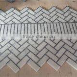 High Quality White Marble Carrara White Mosaic for Interior Decoration thumbnail-4