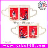 Factory custom diversity types heat changing photo mug with FDA and SGS approved