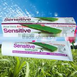 Aloe Vera Sensitive toothpaste with cool mint flavor