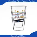 Low Price New Arrival Customizable Small Double Wall Glass Tea Cup