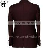 Wine Color Groom Suits Custom Made In Turkey thumbnail-2
