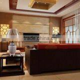 2016 Modern Style High Quality Blue Glazed Ceramic Hotel Lamps With Plug Made in China thumbnail-4