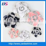 Hot sell alloy Camellia flower accessory for cellphone H-549