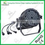 RGBW Outdoor Night Light Par Led High Power Waterproof Led Par 54 Light