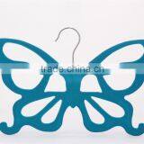 Factory Flocked Velvet Tie Hanger Simple Slim-Line Tie Organizer in 5 Style thumbnail-4