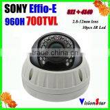 Indoor CCTV Camera Sony Effio-E 960H CXD4140GG 700tvl 30Pcs IR Leds Varifocal 2.8-12mm Lens Surveillance Home Camera Vision Star thumbnail-1