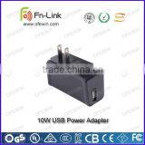 UL 10W USB 5V 2A TRAVEL CHARGER ADAPTER
