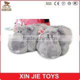 good quality plush animal slippers new design customize plush slippers