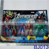 Cartoon Figure Superman Justice Figure Doll the Avenger Toys thumbnail-4